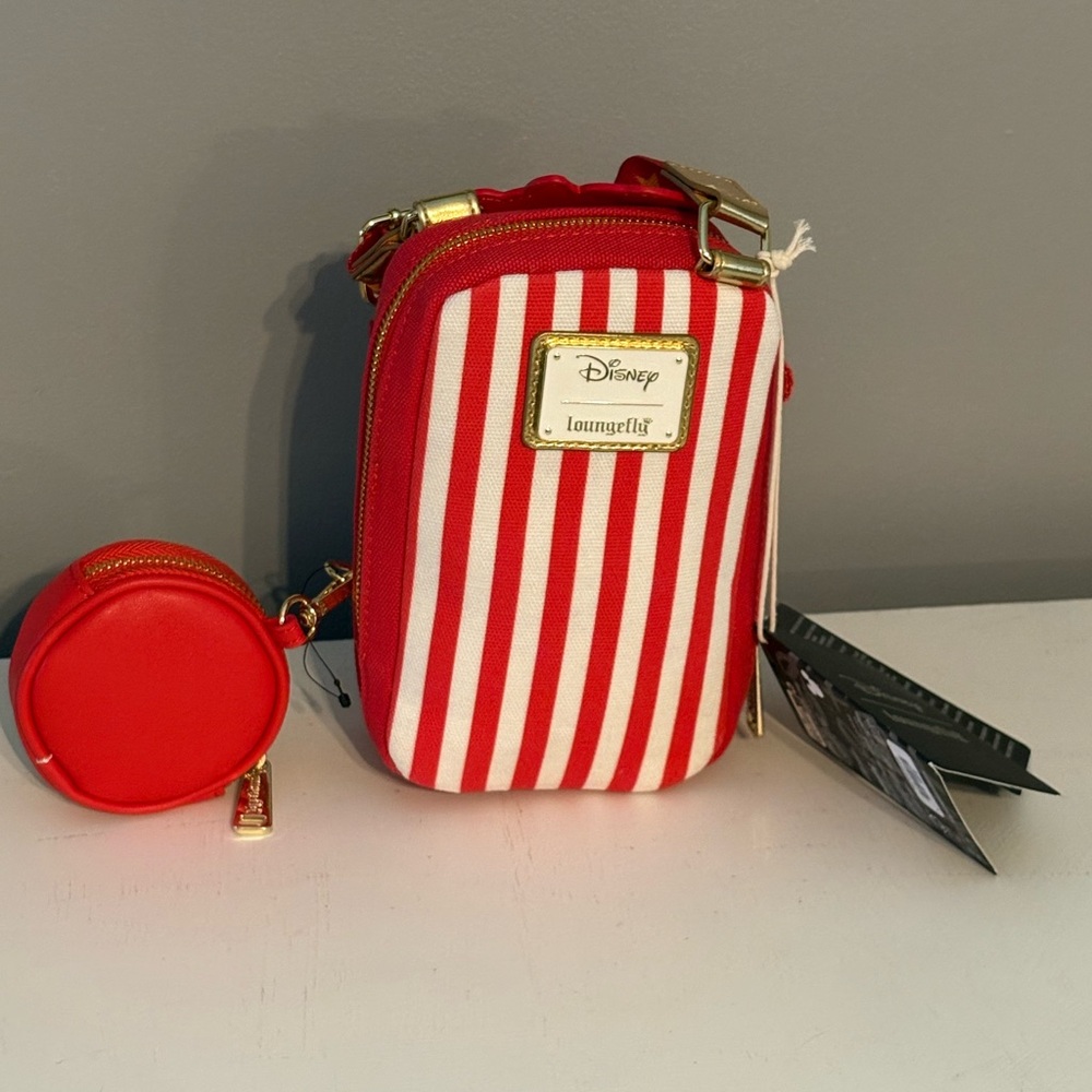 Loungefly Mickey Mouse Ticket Stub Crossbody Bag w/Coin Purse - Picture 2 of 2